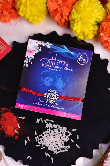 FLORAL HANDMADE RAKHI