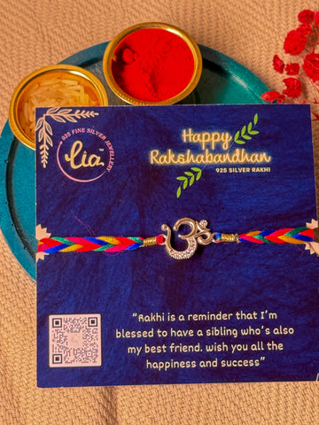 DESIGNER STUDDED AUM RAKHI
