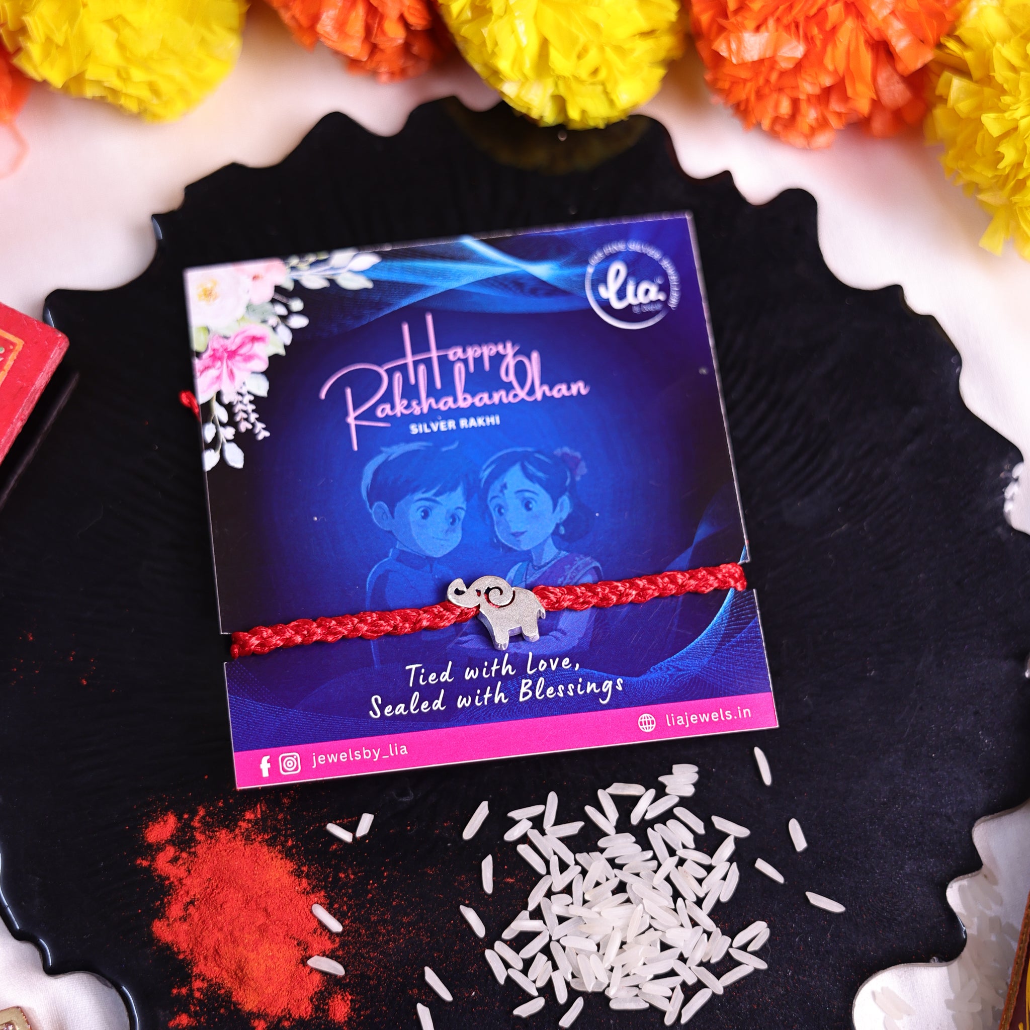 ELEPHANT HANDMADE RAKHI