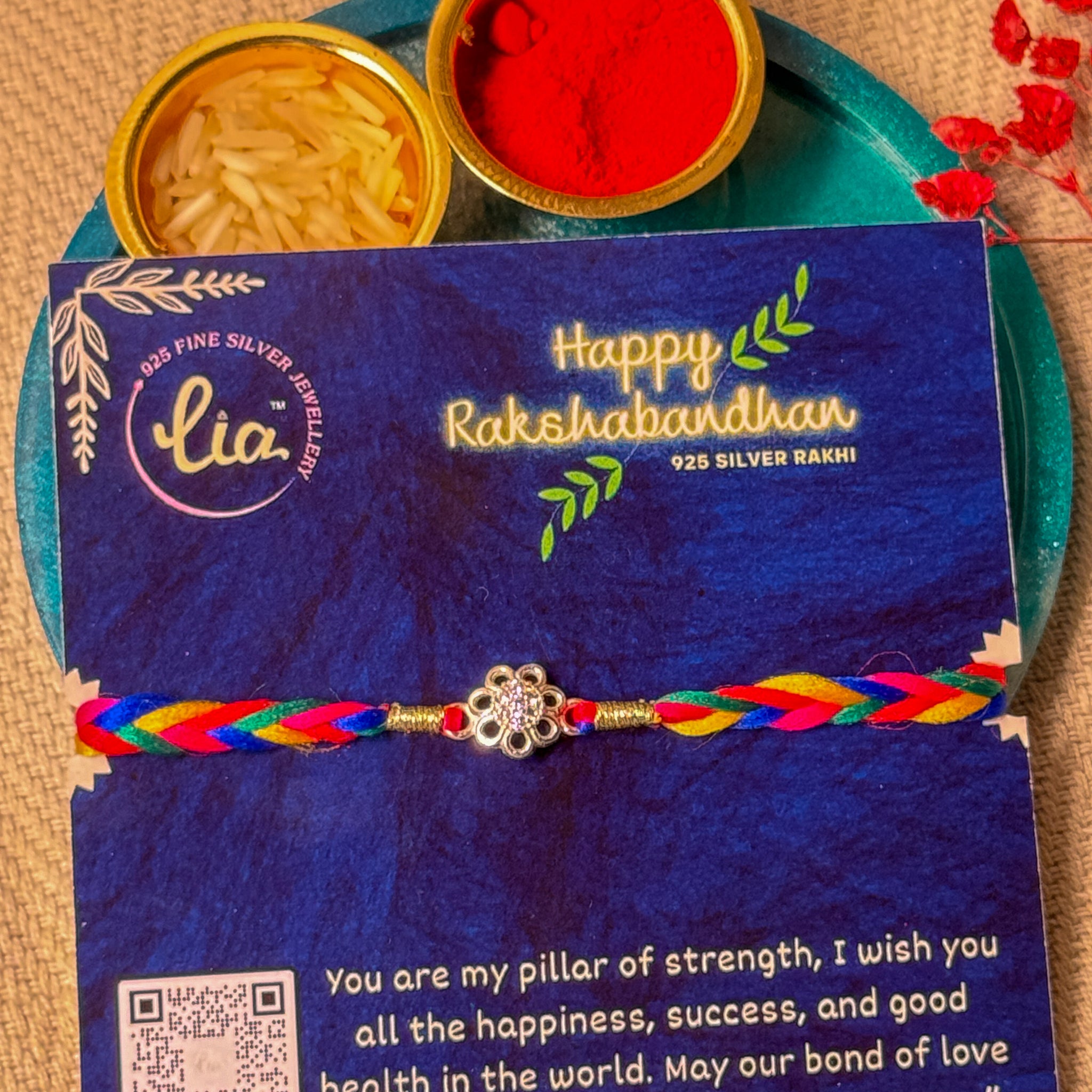 FLORAL RAKHI