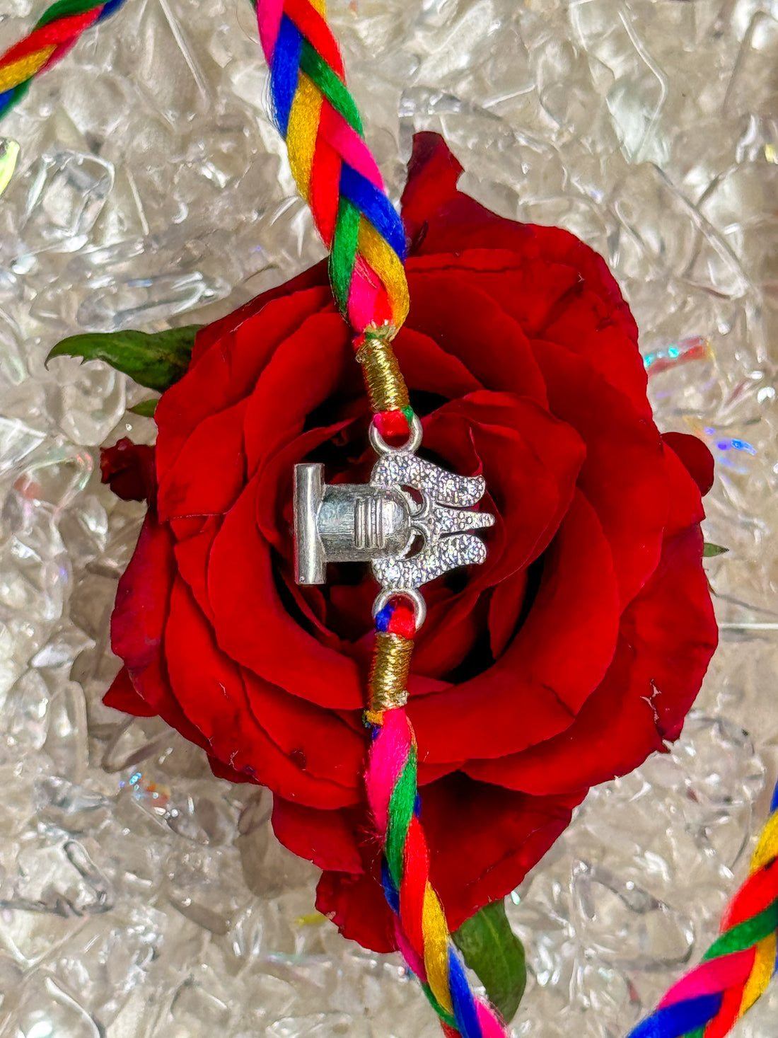 DESIGNER RAKHI IN TRISHUL WITH SHIVLING