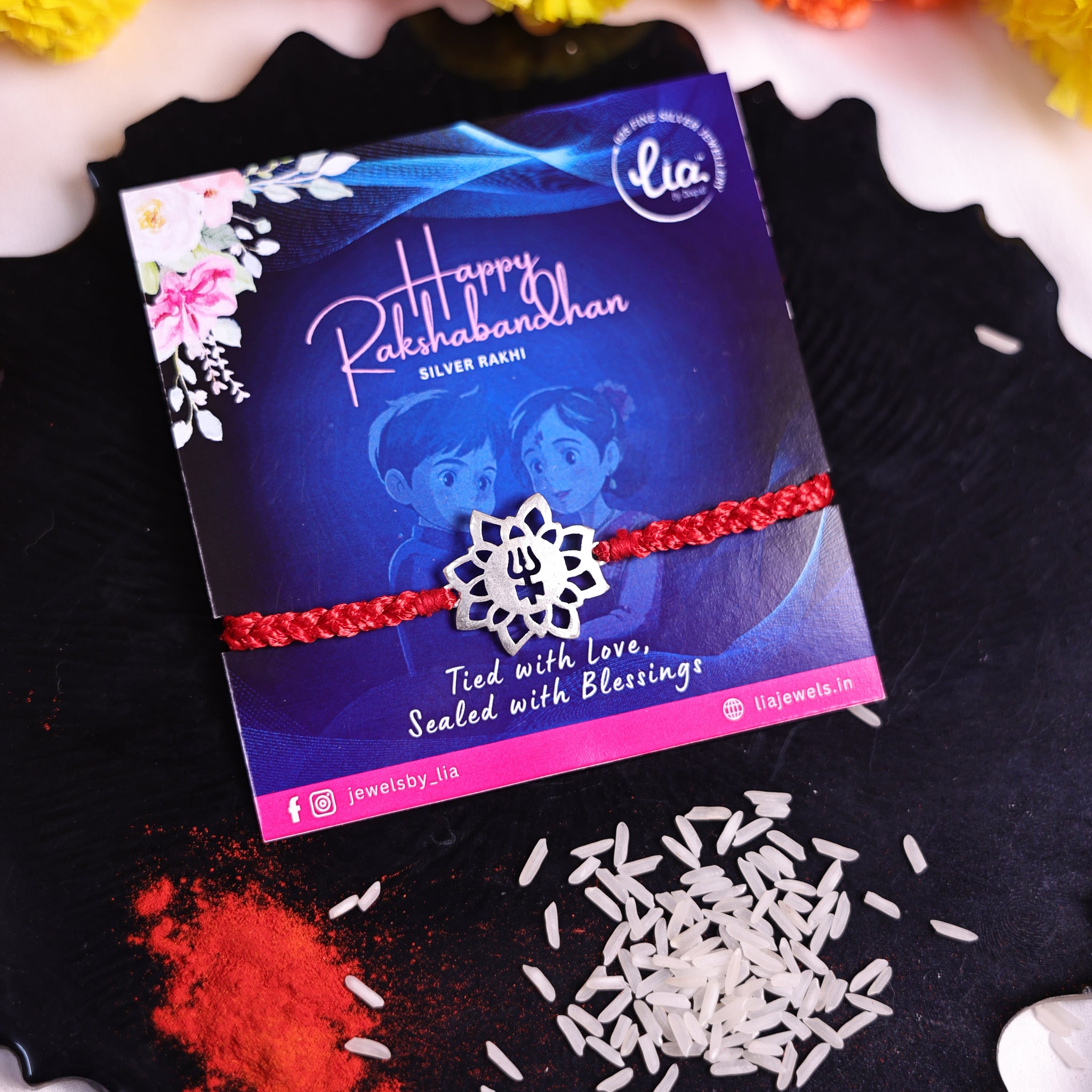 SHIVTRISHUL HANDMADE RAKHI